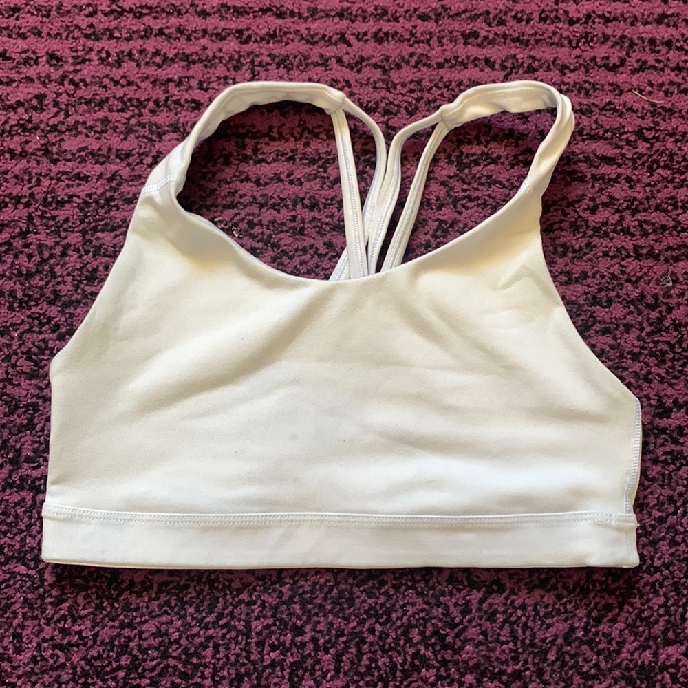 White Sport Bra